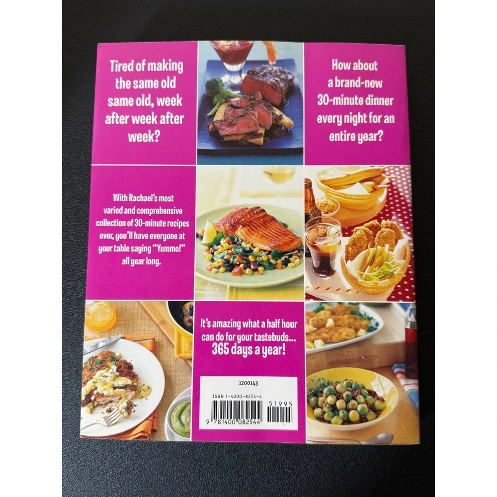 Rachael Ray 365 No Repeats A Year of Deliciously Different Dinners Cookbook 2005